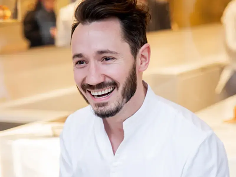 Smiling Cédric Grolet.