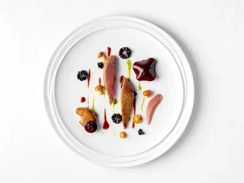 Dish at Mauro Colagreco at Raffles London at The OWO.