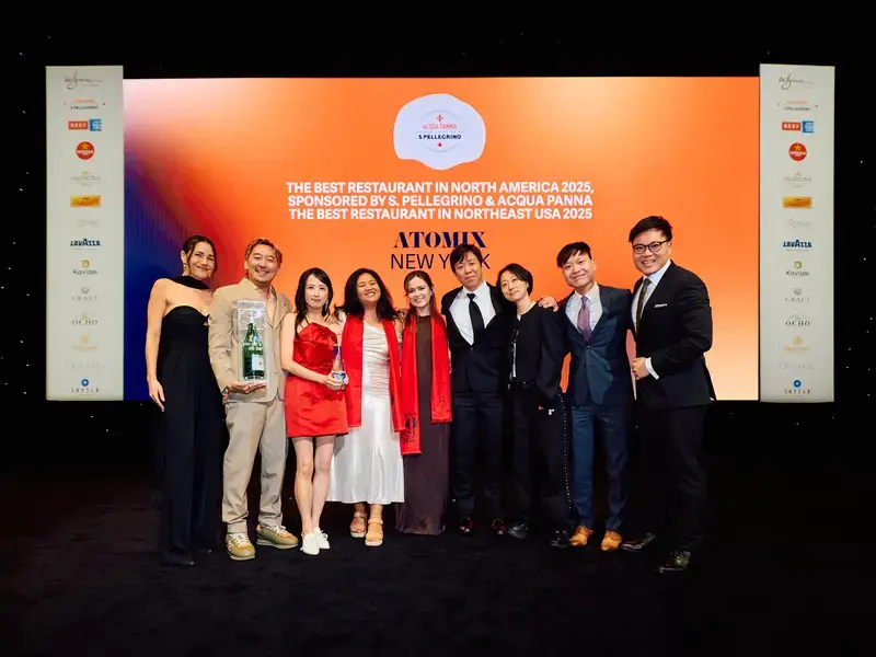 Atomix team at North America's 50 Best Restaurants 2025.