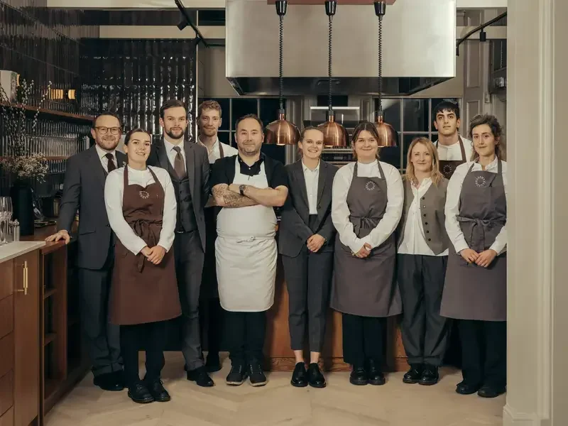Stuart Ralston with the Lyla team.