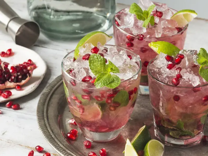 Grenadine syrup cocktails