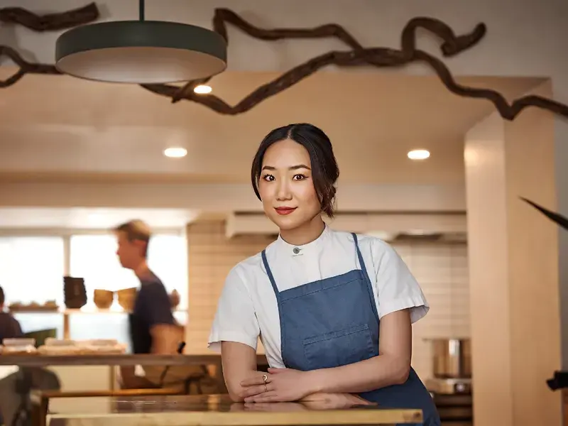 Chef Briana Kim at Alice restaurant in Ottawa.