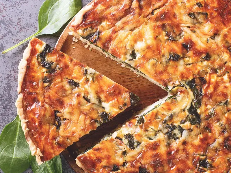A quiche similar to Coronation Quiche.
