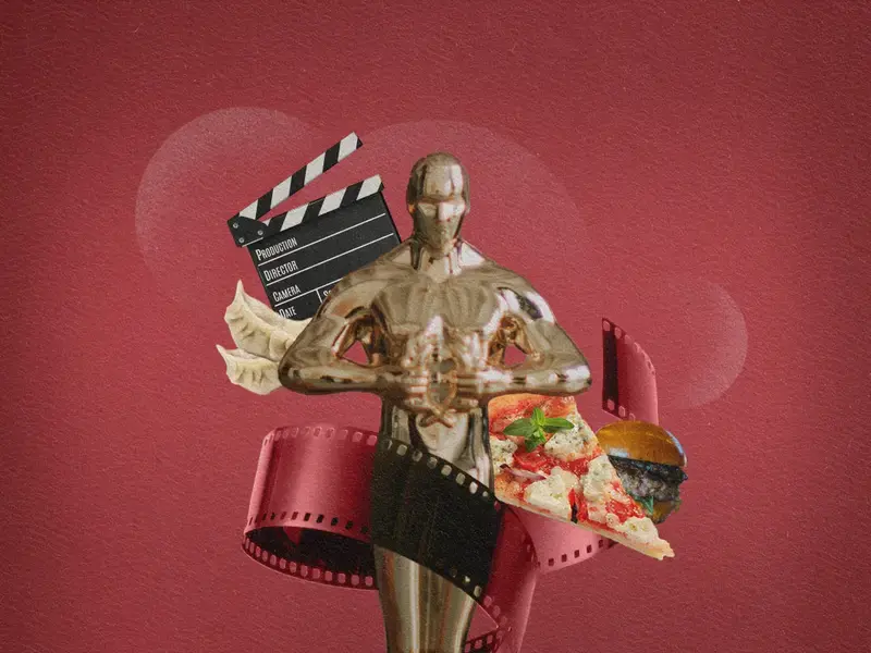 Oscar statuette illustration