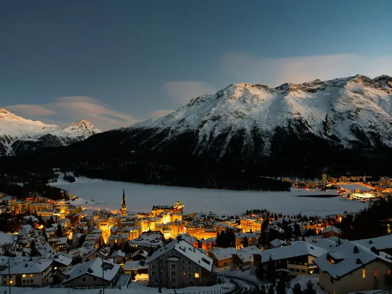 St. Moritz paronamic view