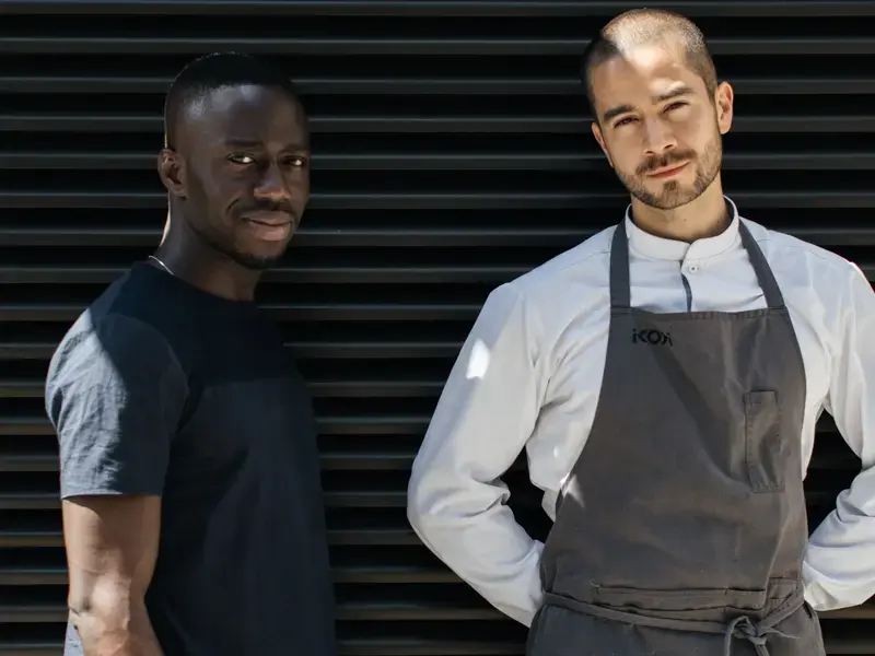 Iré Hassan-Odukale and Jeremy Chan.