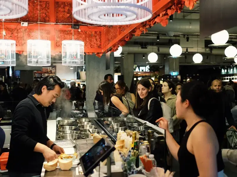 Le Central food court in Montreal.