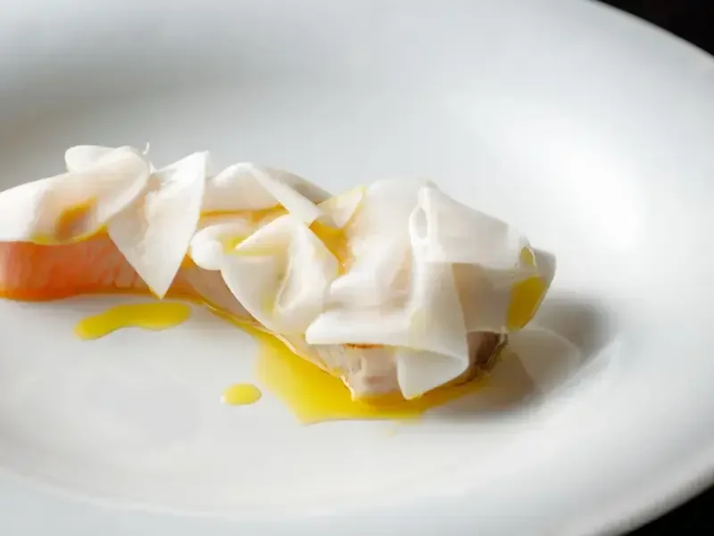 A dish at Middle in Kyoto.