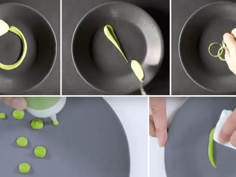 14 Ways to Plate Your Purée