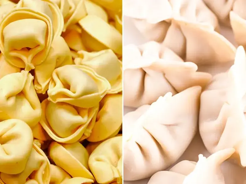 Tortellini vs. Chinese Dumplings