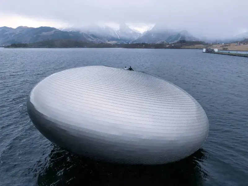 Salmon Eye on Hardangerfjord, Norway, home to Iris restaurant.