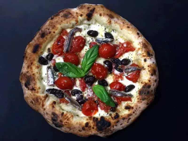 A Franco Pepe pizza.