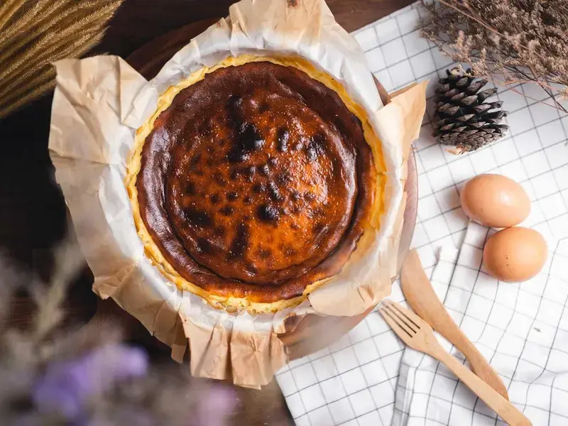 Basque burnt cheesecake