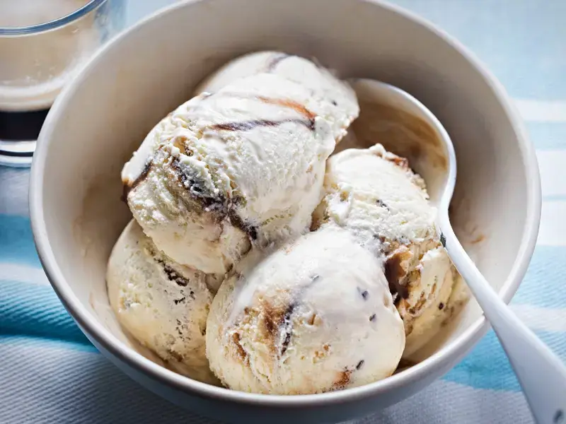 Bowl of gelato.