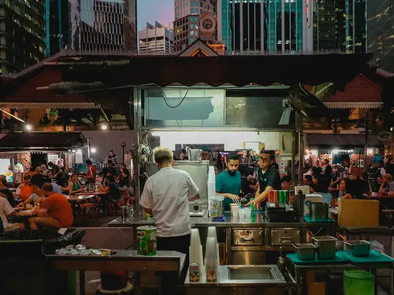Singapore Hawker Stall