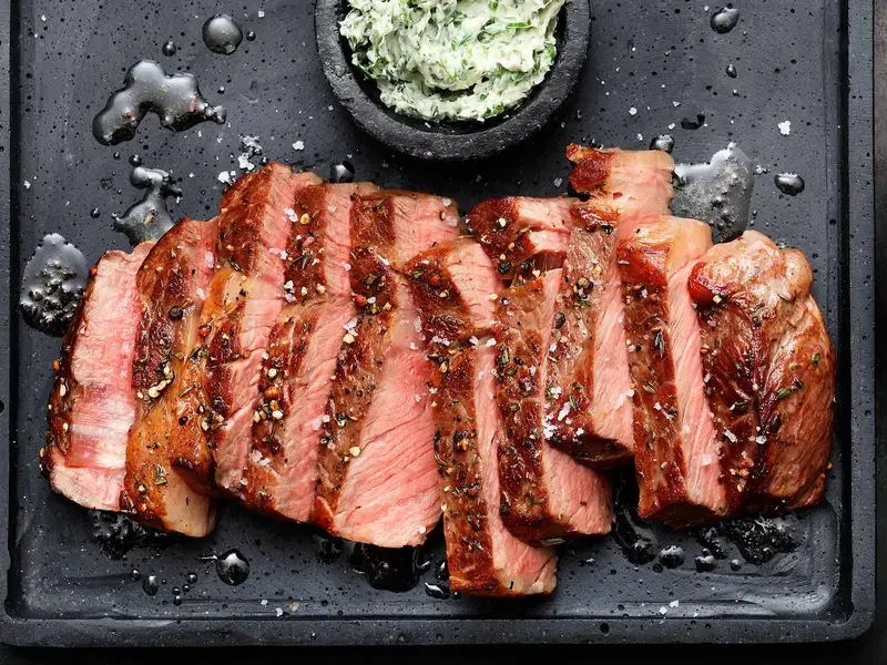Reverse Seared NY Strip