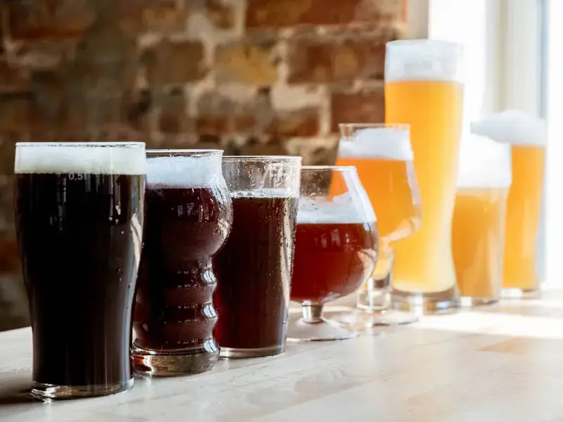 kinds of beer ©iStock