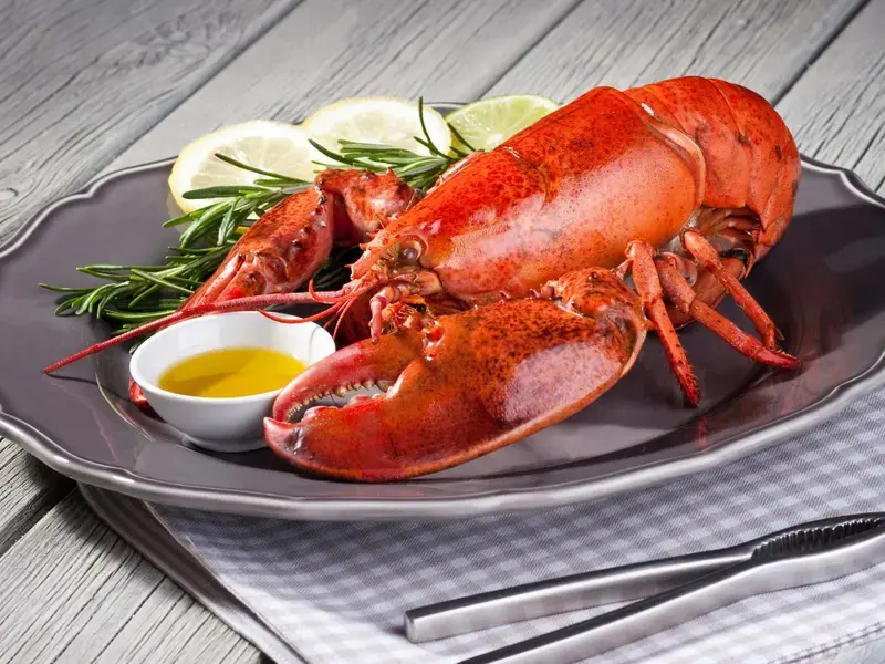 lobster on plate ©iStock