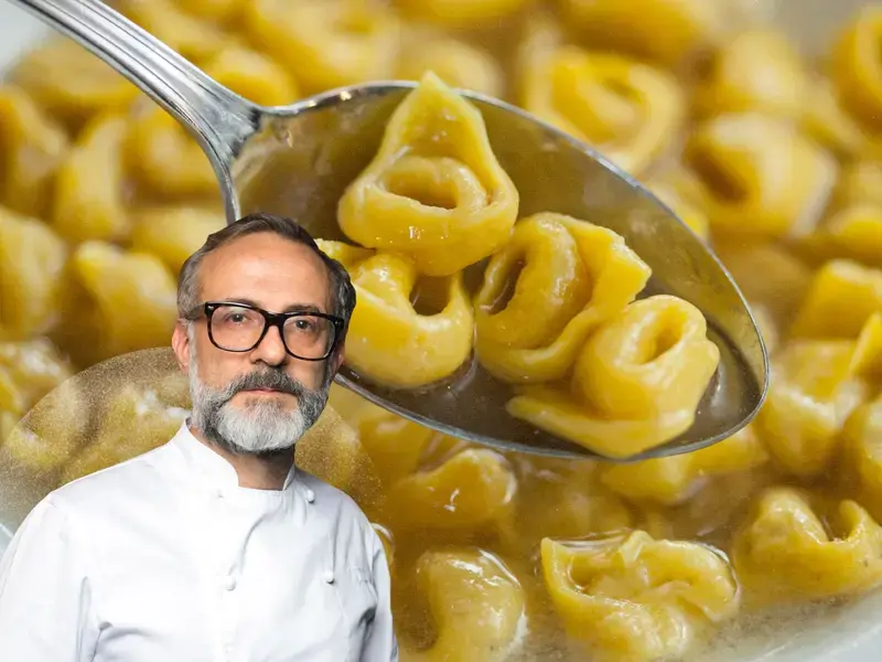 Massimo bottura Tortellini in Brodo