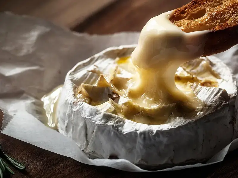 Melted cheese dish