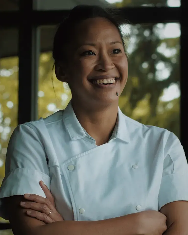 Chef Aisha Ibrahim at Canlis.