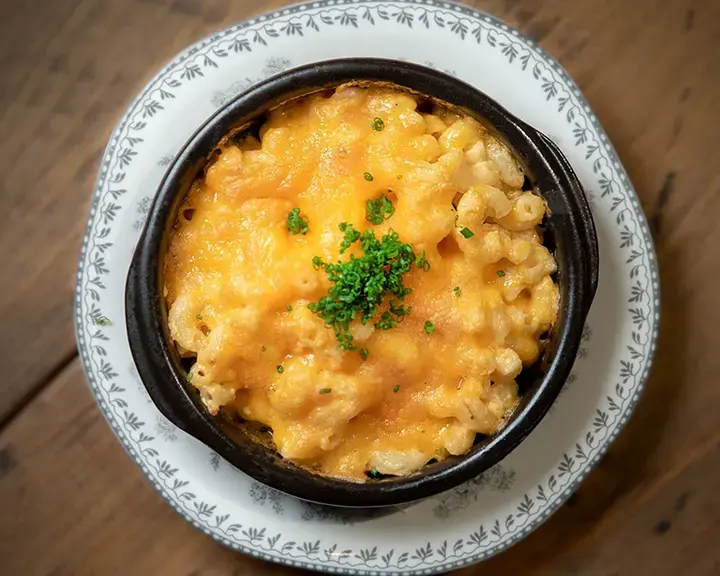 Southern macaroni and cheese.