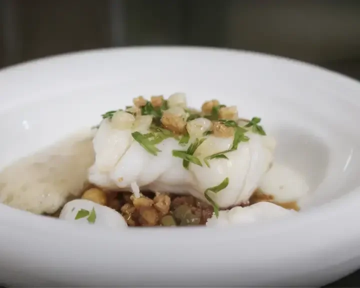 Cod à La Grenobloise by Claude Bosi