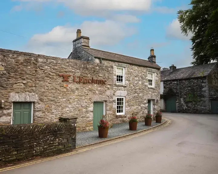Exterior of L'Enclume restaurant.