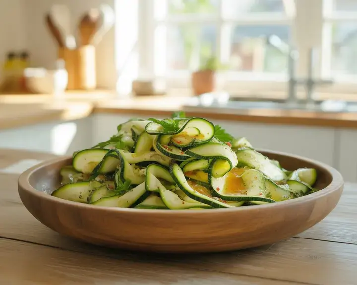 courgette salad - Fine Dining Lovers