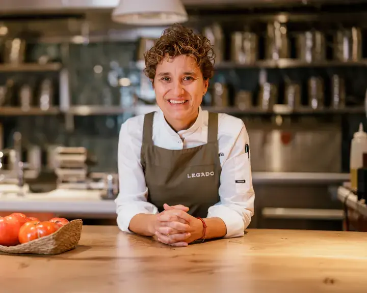 Chef Nieves Barragán Mohacho at Legado.