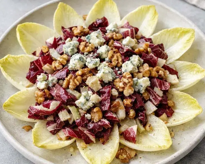 chicory salad - Fine Dining Lovers