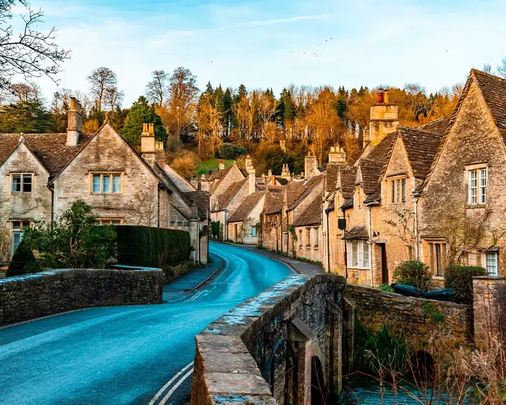 A Cotswolds village.