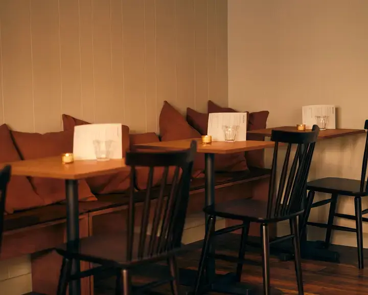 Dining room at Ardfern in Edinburgh.