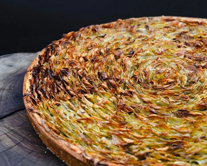 Artichoke tart by Mauro Colagreco.
