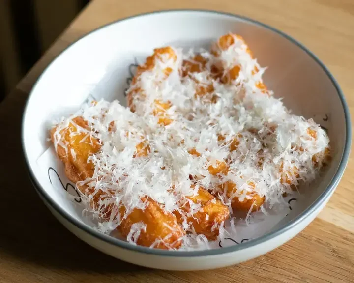 A bowl of pecorino churros at Elis.