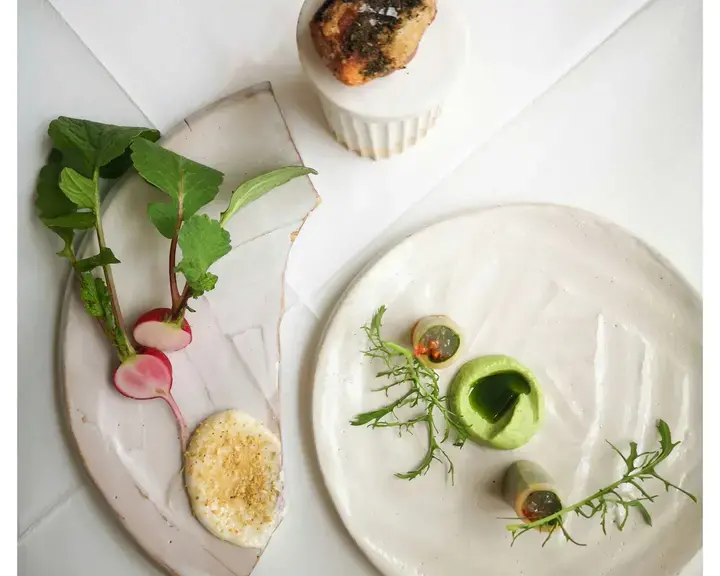Cod’s roe and seasonal crudités at Osip.