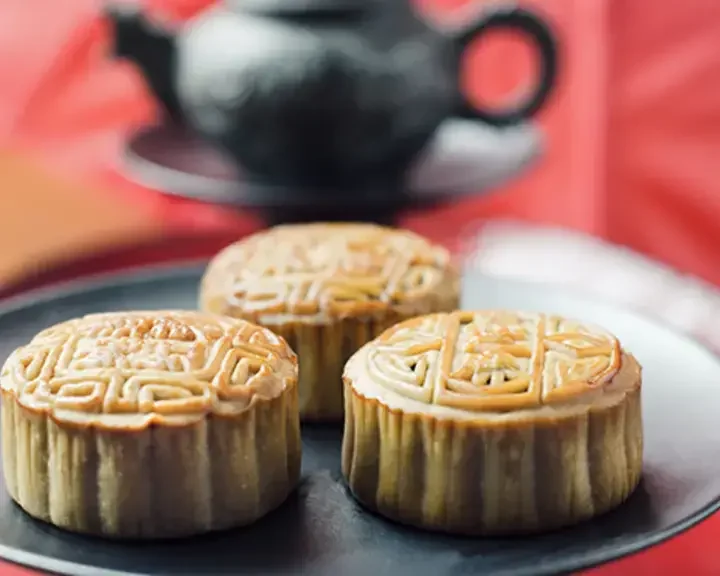 Chinese mooncakes.